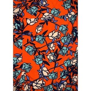Lularoe FLORAL LEGGINGS - SIZE TC2